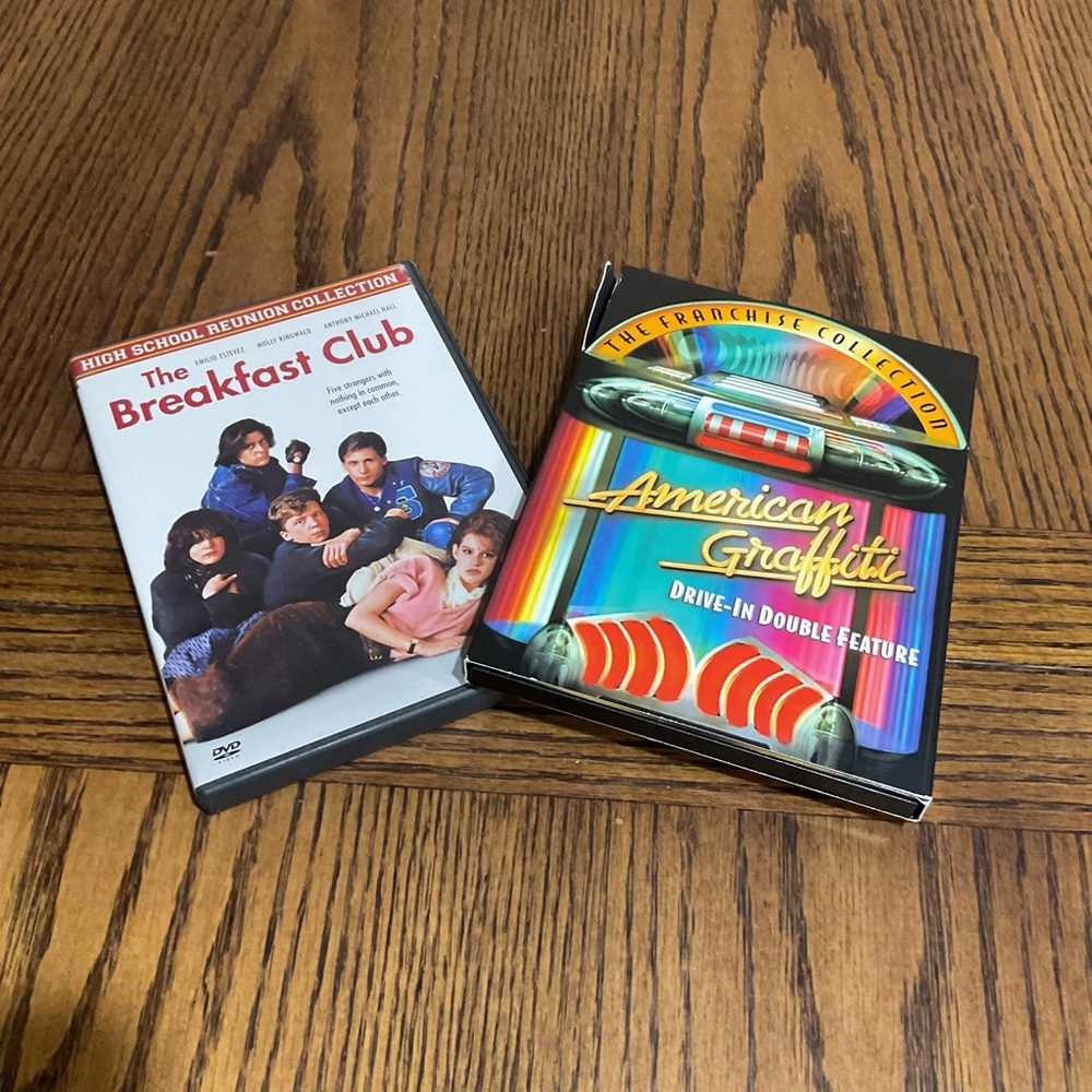 The Breakfast Club and American Graffiti DVD 📀 Set